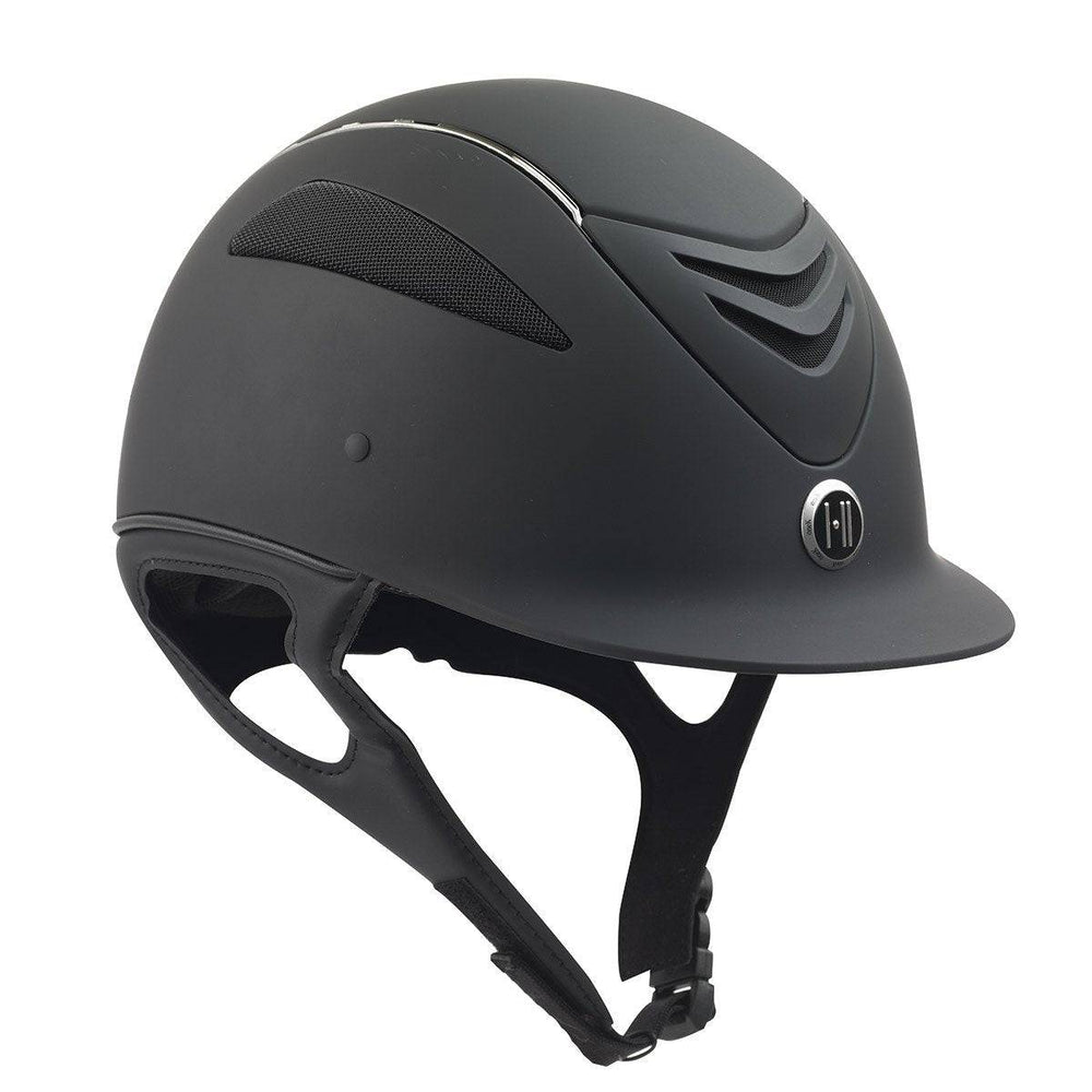 One K Defender Chrome Stripe Helmet - Equine Exchange Tack Shop