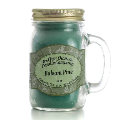 13oz Mason Jar Candle - Balsam Pine - Equine Exchange Tack Shop