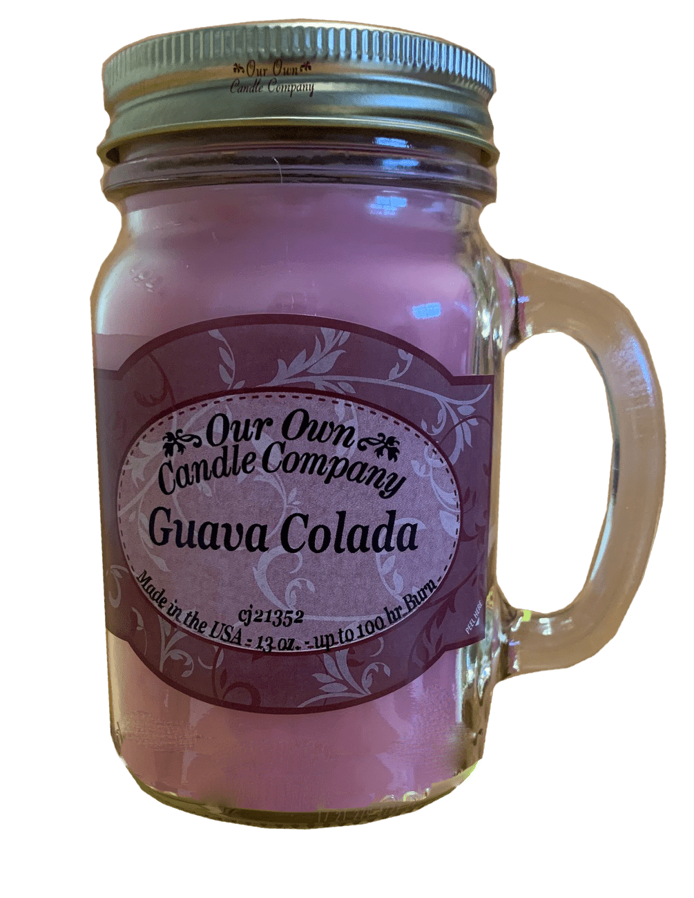 Our Own Candle Company 13 oz Mason Jar Candle - Guava Colada - Equine Exchange Tack Shop