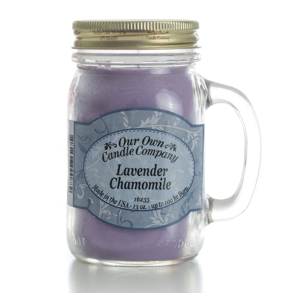 Our Own Candle Company 13 oz. Mason Jar Candle - Lavender Chamomile - Equine Exchange Tack Shop
