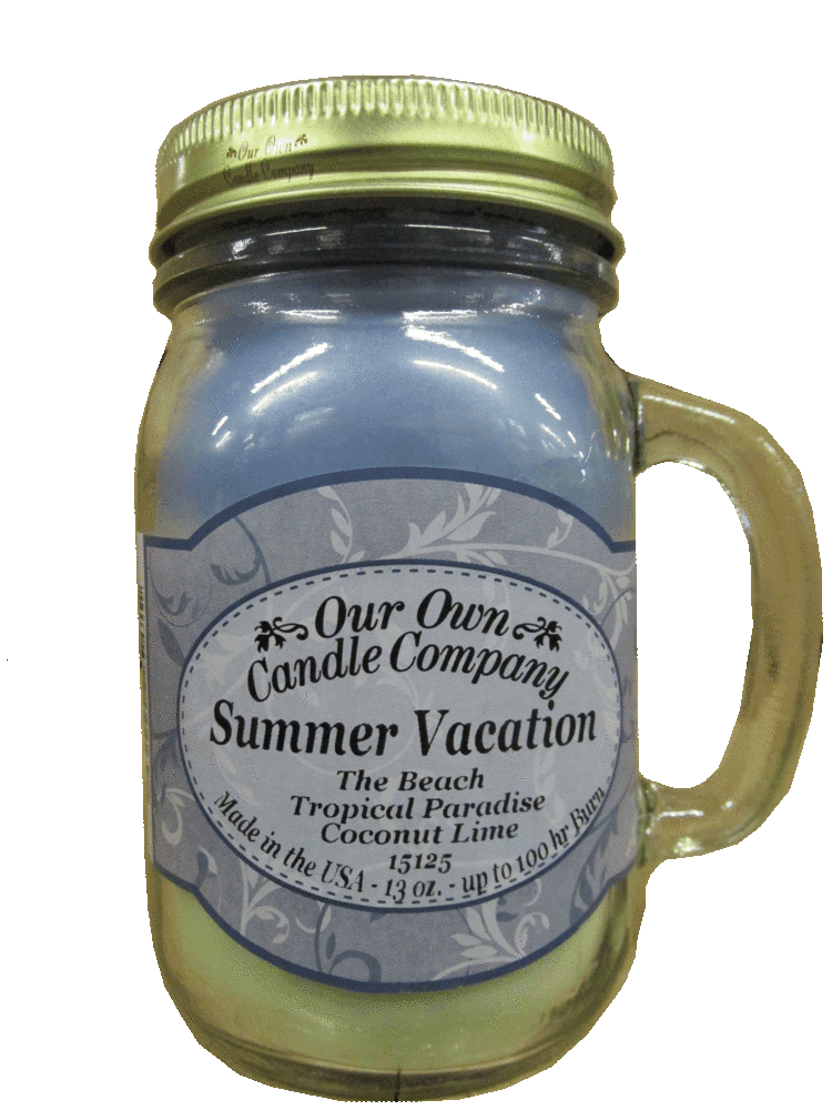 Our Own Candle Company 13 oz Mason Jar Candle - Summer Vacation
