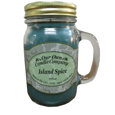 Our Own Candle Company 13oz. Mason Jar Candle- Island Spice - Equine Exchange Tack Shop