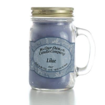 Our Own Candle Company 13oz. Mason jar Candle- Lilac - Equine Exchange Tack Shop