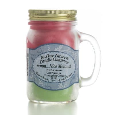 Our Own Candle Company 13oz. Mason Jar Candle- Nice Melons - Equine Exchange Tack Shop