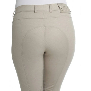 Ovation® SoftFLEX Front Zip Classic Knee Patch Breeches - Ladies' - Equine Exchange Tack Shop