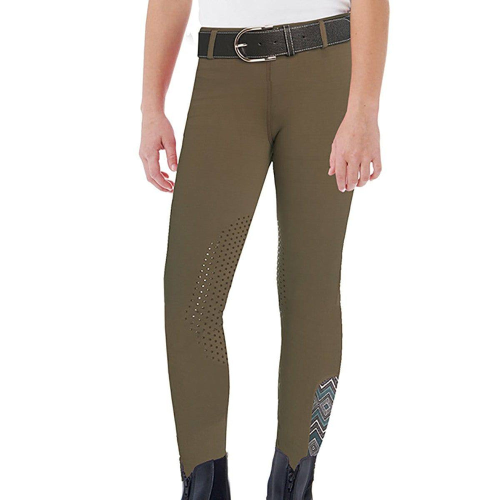 Ovation® Child’s AeroWick™ Silicone Knee Patch Tight - Equine Exchange Tack Shop
