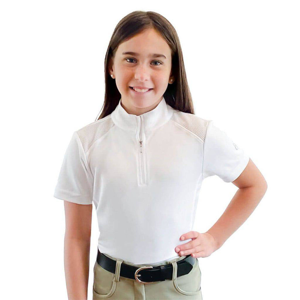 Ovation Signature Childs Short Sleeve Performance Show Shirt - Equine Exchange Tack Shop