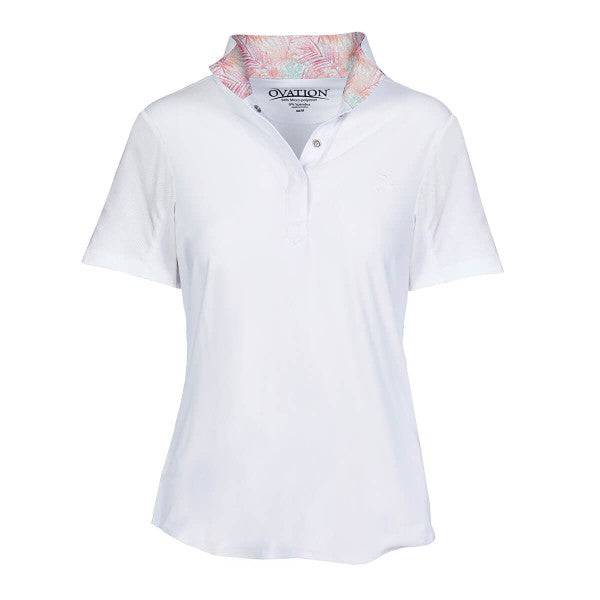 Ovation Jorden Ladies' Tech Short Sleeve Show Shirt - Equine Exchange Tack Shop