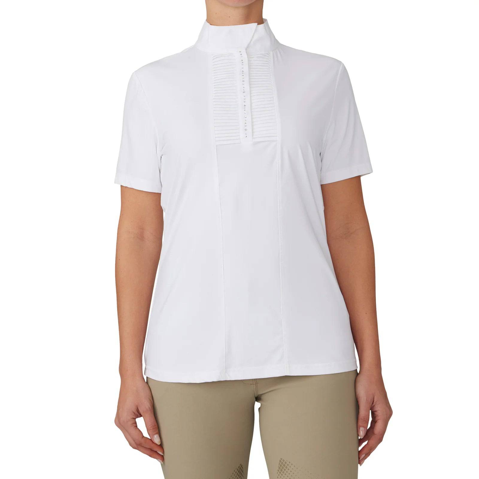 Ovation Elegance Grace Short Sleeve Show Shirt - Equine Exchange Tack Shop