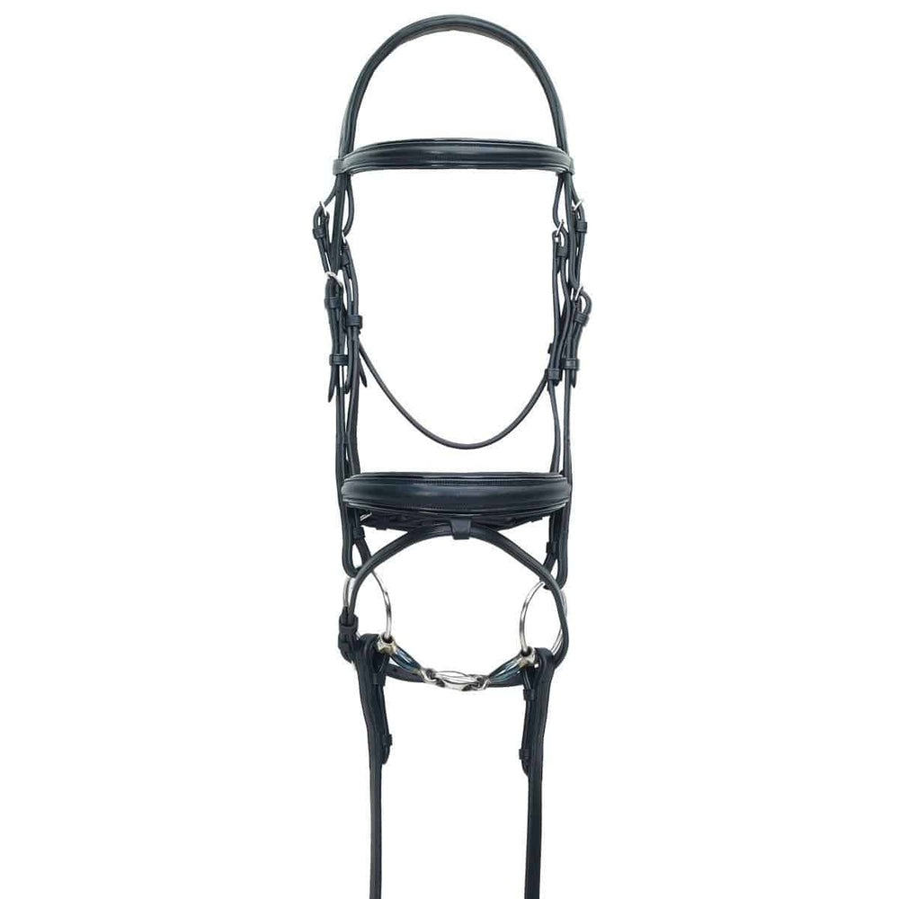 Ovation ATS Crank Caveson Dressage Bridle with Flash - Equine Exchange Tack Shop
