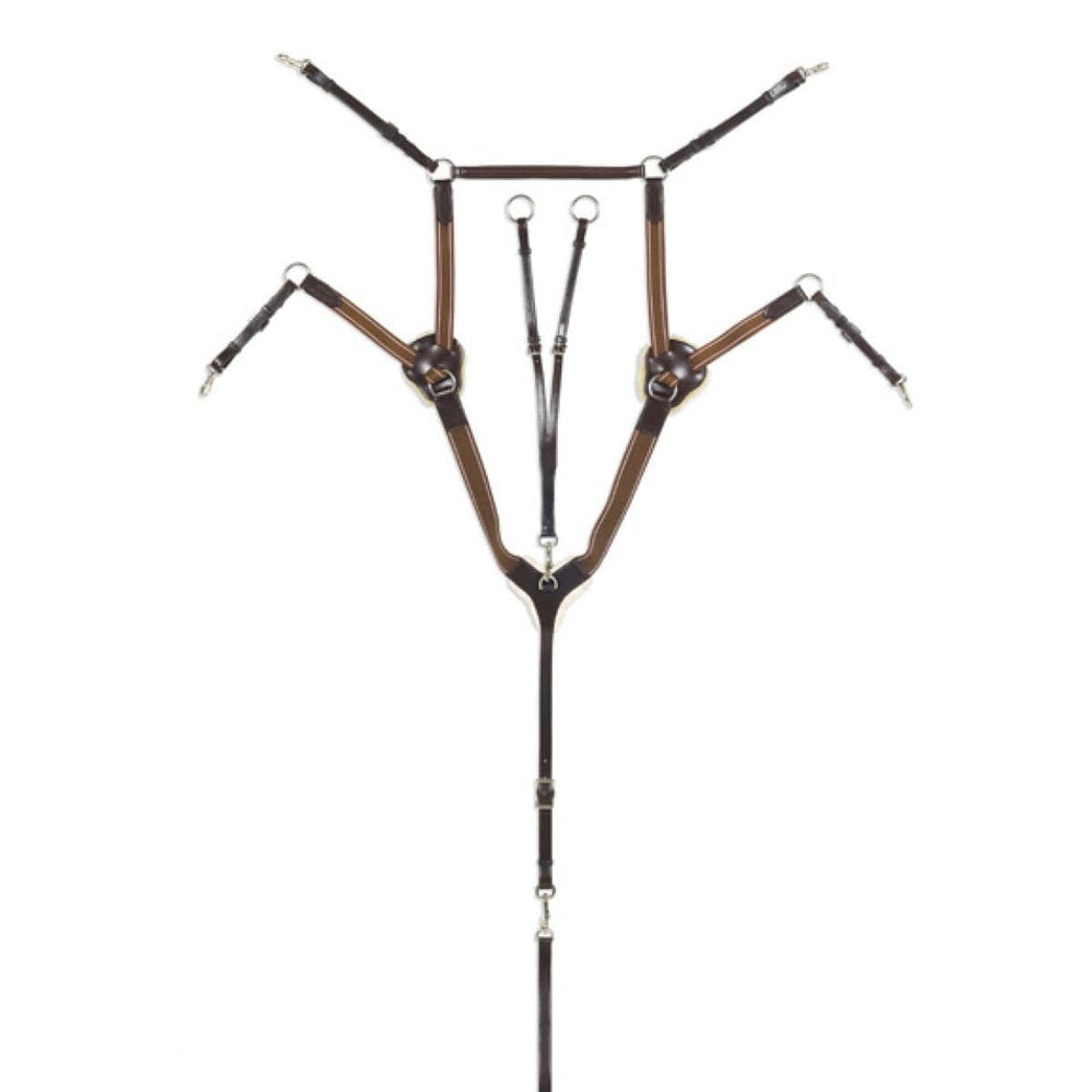 Ovation® Classic Collection- 5-Point Breastplate w/Running Attachment - Equine Exchange Tack Shop