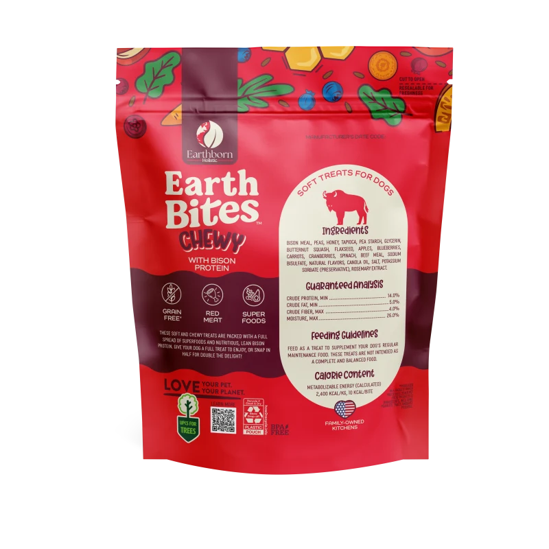 EarthBites Chewy with Bison Protein