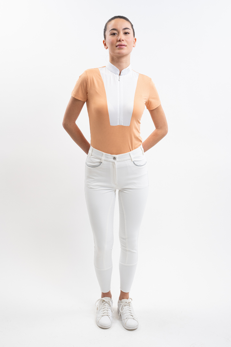 Paris Womens Short sleeve competition shirt - Equine Exchange Tack Shop