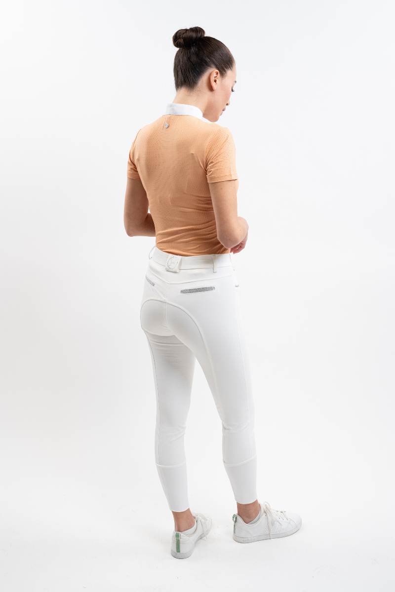 Paris Womens Short sleeve competition shirt - Equine Exchange Tack Shop