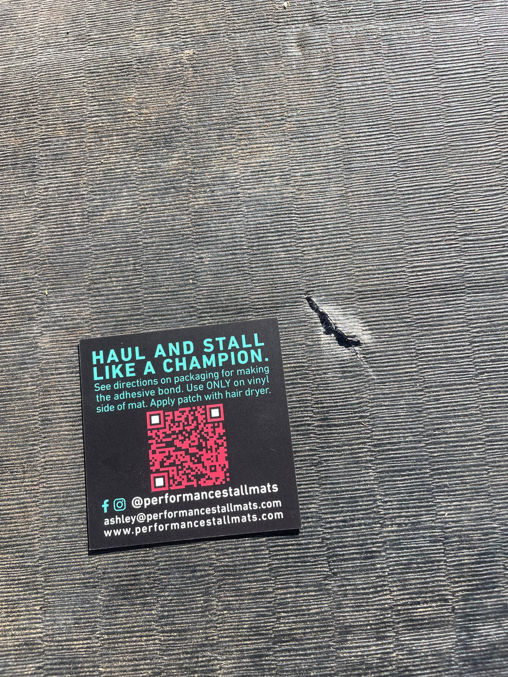 Mat Repair Patches - Equine Exchange Tack Shop