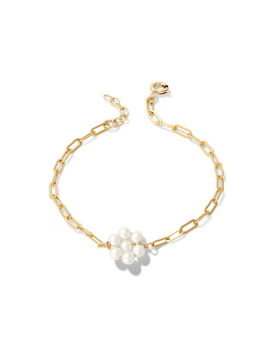 Pearl Daisy Bracelet