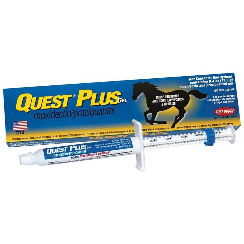 Quest Plus Horse Dewormer Gel