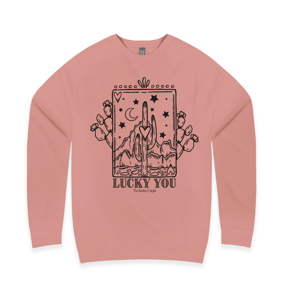 Lucky You Crewneck Sweatshirt - Equine Exchange Tack Shop