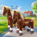 Brown Horse Ride-On Toy - Age 3–4  