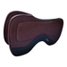 The Phoenix Contact Pad with Gel- Brown with black faux croc - Equine Exchange Tack Shop