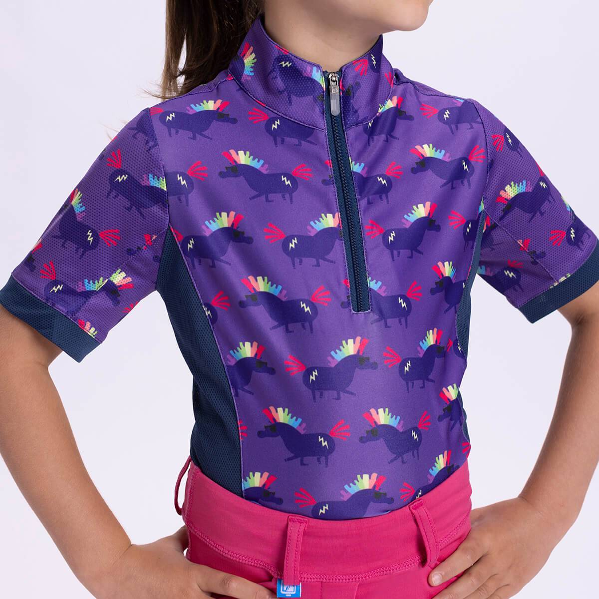 Romfh Kids Short Sleeve Printed Show Shirt - Equine Exchange Tack Shop