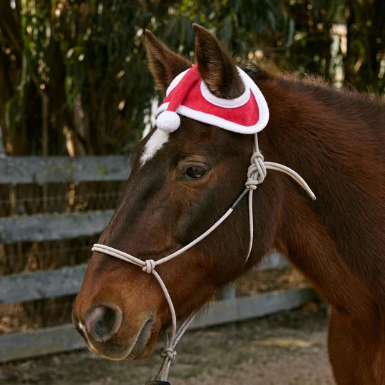 Horse Santa Hat - No Ears - Equine Exchange Tack Shop