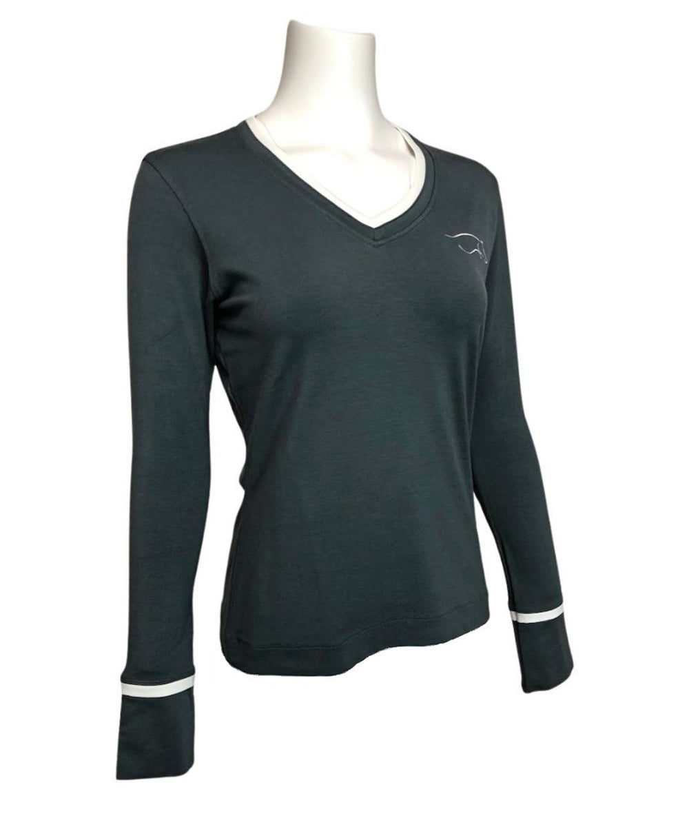 V-Neck Jersey Sweater - Equine Exchange Tack Shop