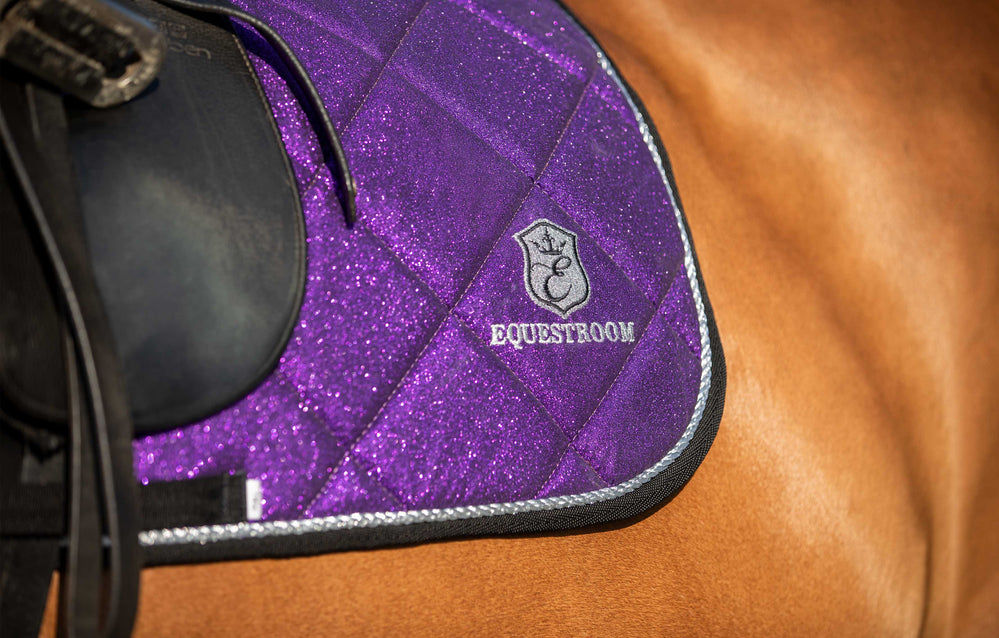 Purple Amethyst Saddle Pad - Equine Exchange Tack Shop