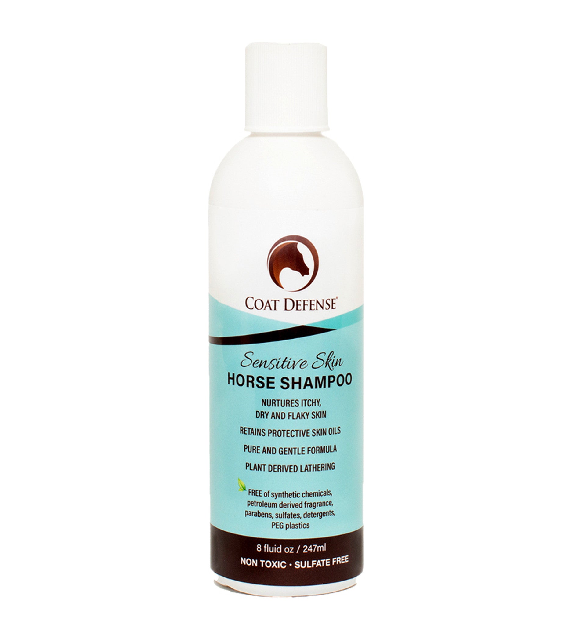 Coat Defense Sensitive Skin Horse Shampoo 8oz Concentrate