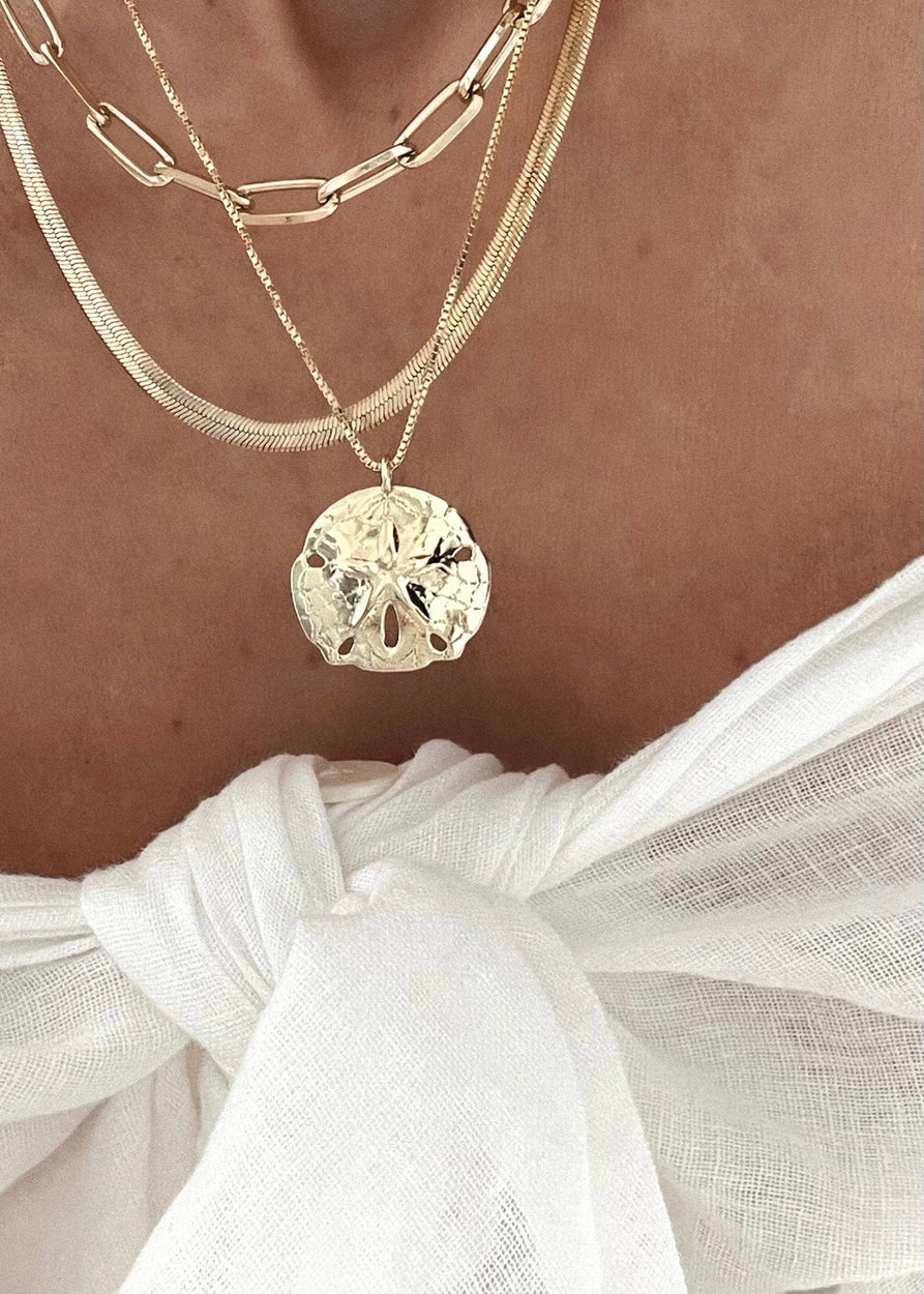 Large Sand Dollar Necklace - Equine Exchange Tack Shop