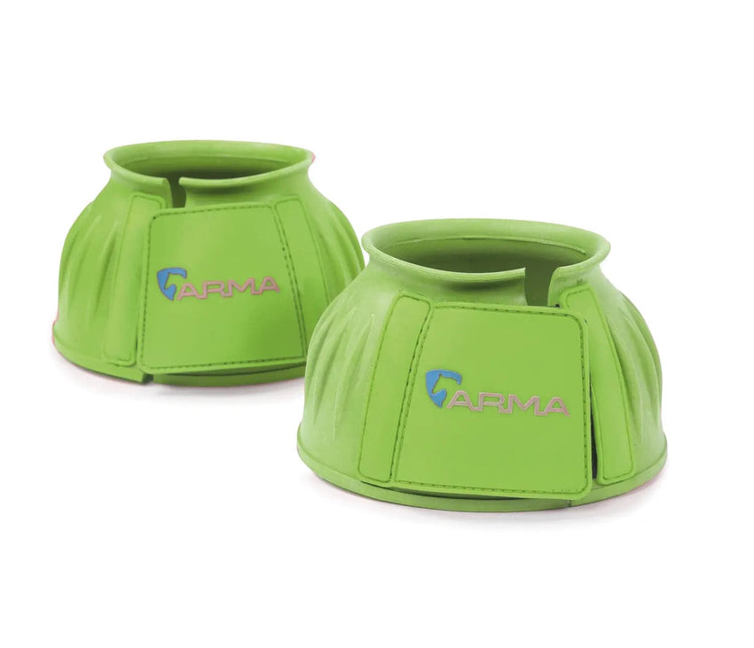 Arma Velcro Ribbed Bell Boots - Pr - Equine Exchange Tack Shop