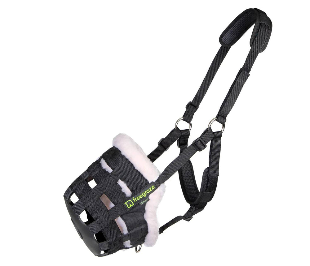 Comfort Grazing Muzzle w/Fleece - Equine Exchange Tack Shop