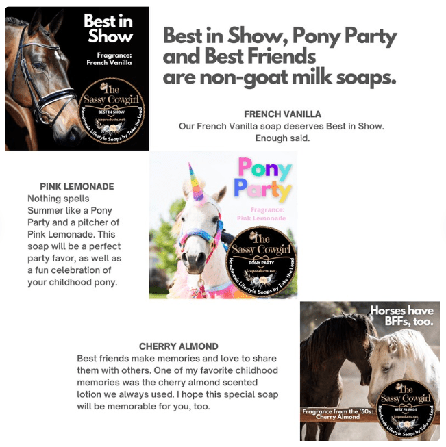 The Sassy Cowgirl Handmade Lifestyle Soaps - Equine Exchange Tack Shop