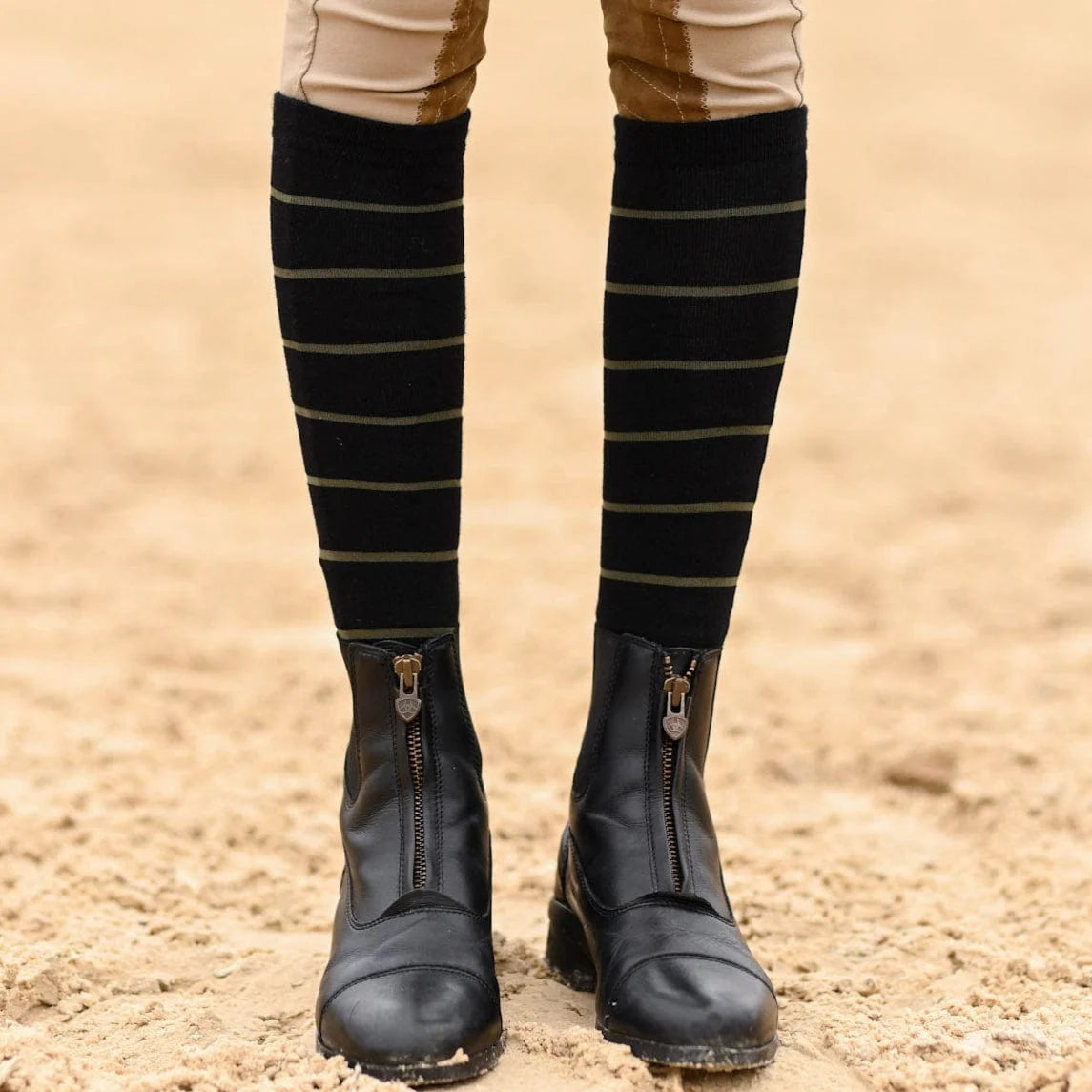 Simple Stripe Boot Socks - Equine Exchange Tack Shop