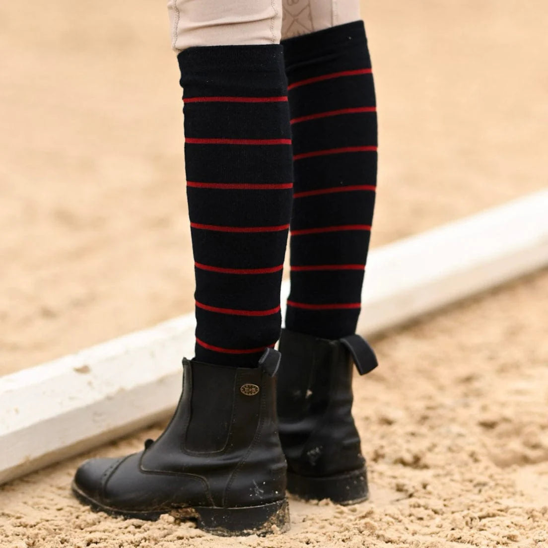 Simple Stripe Boot Socks - Equine Exchange Tack Shop
