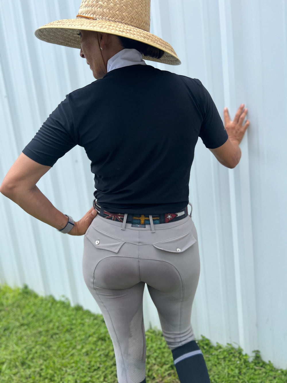 Sleek Black Mon Cheri Schooling Shirt - Equine Exchange Tack Shop