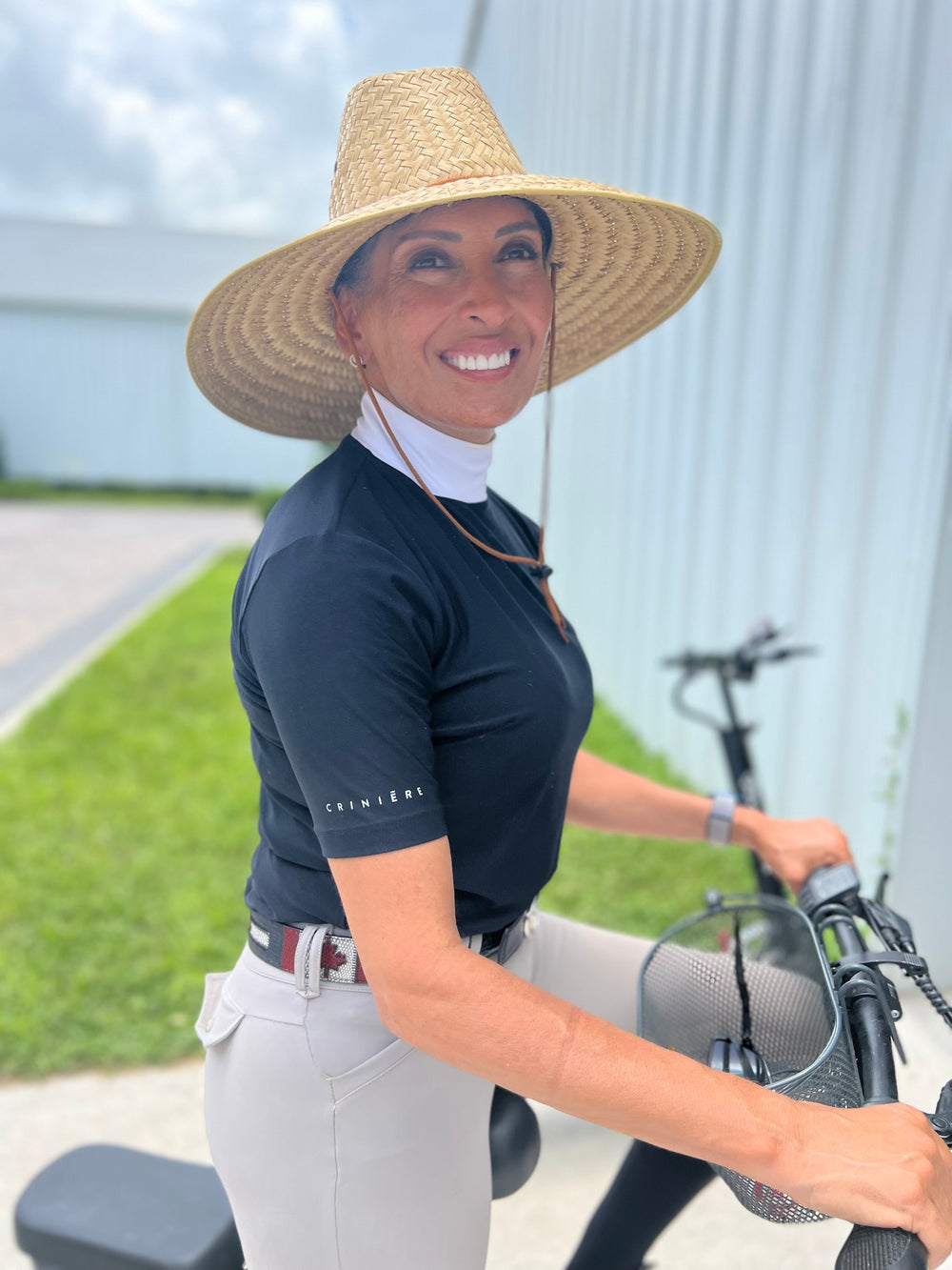 Sleek Black Mon Cheri Schooling Shirt - Equine Exchange Tack Shop