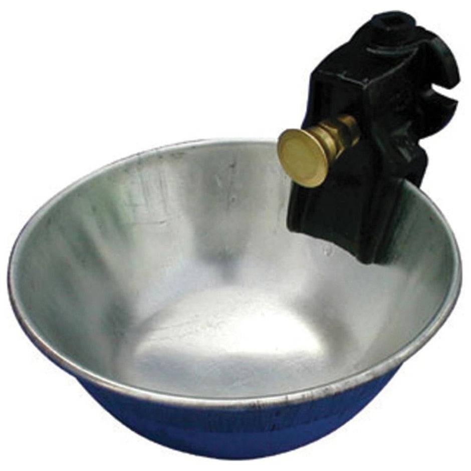Metal Push Button Water Bowl For Cattle - Equine Exchange Tack Shop