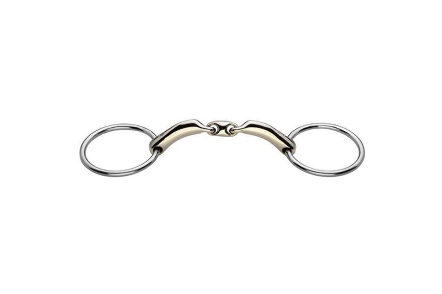 Herm Sprenger Novocontact Loose Ring Double J Sensogan Snaffle - Equine Exchange Tack Shop