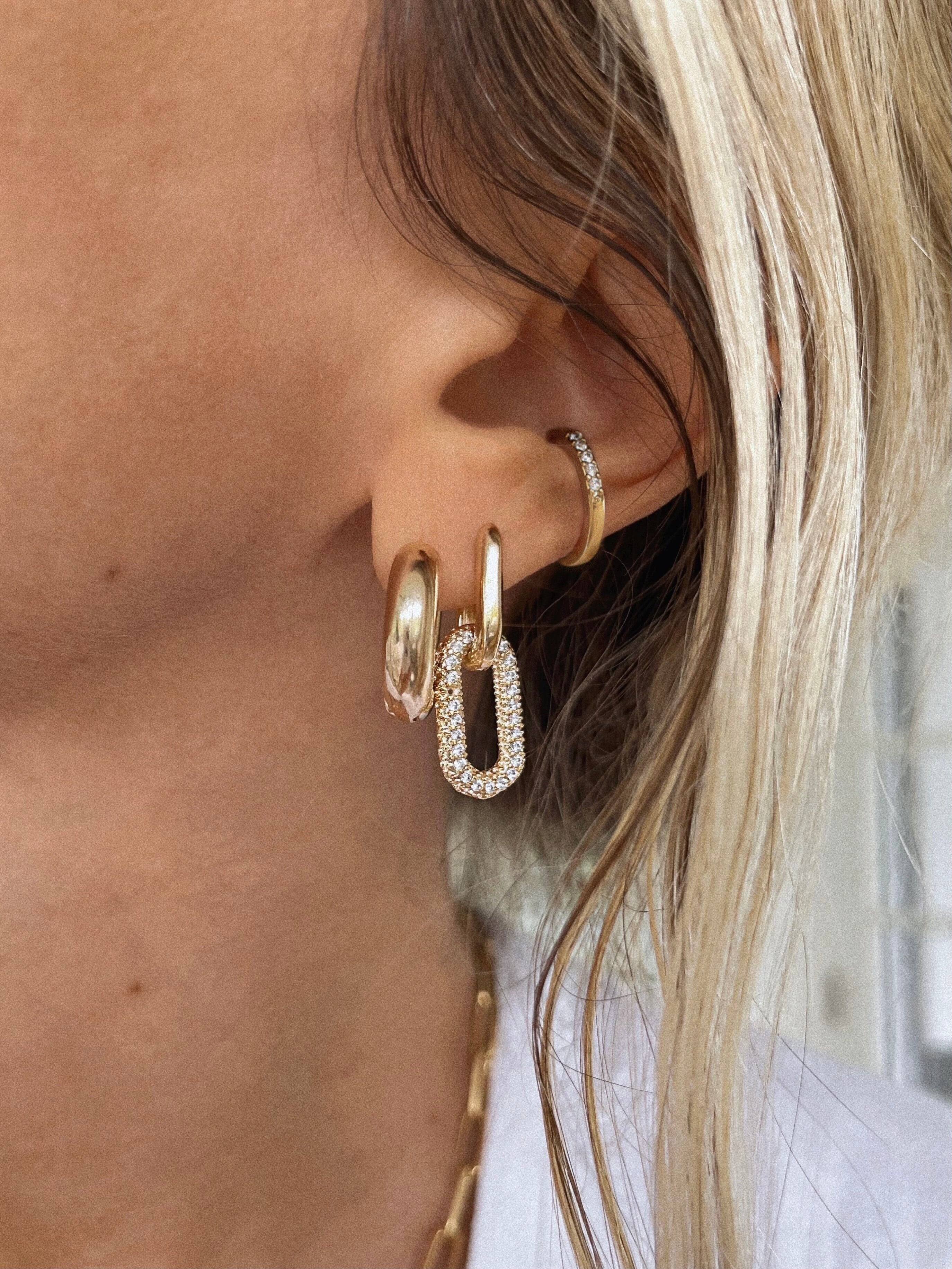 Stone Link Earrings - Equine Exchange Tack Shop