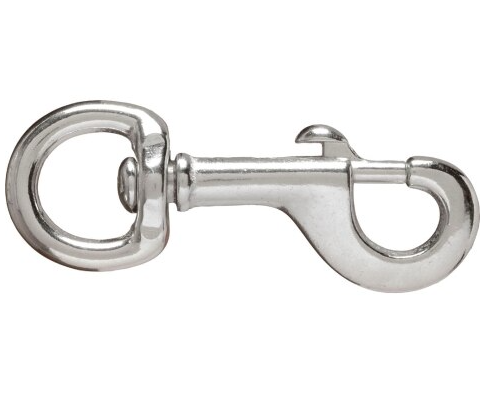 Zinc Plated Iron Swivel Eye Bolt Snap - Equine Exchange Tack Shop
