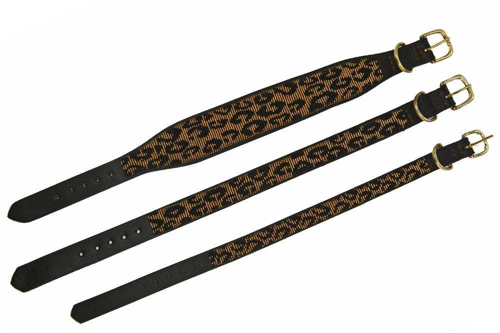 "Leopard" Beaded Dog Collar - Equine Exchange Tack Shop
