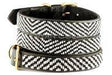 "Zebra" Beaded Dog Collar - Equine Exchange Tack Shop