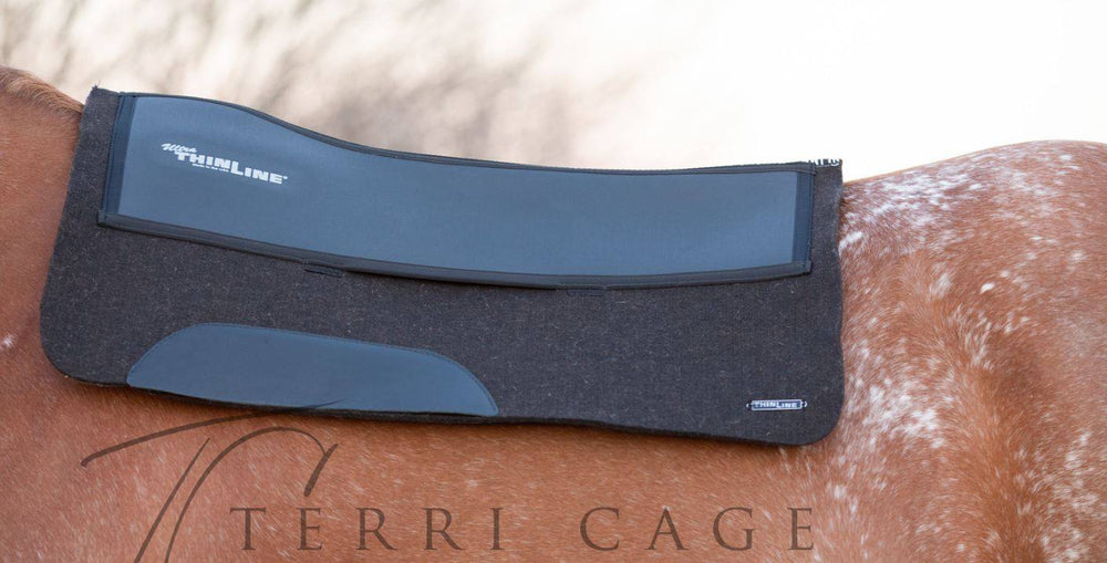 ThinLine Western Liner Black Felt - Equine Exchange Tack Shop