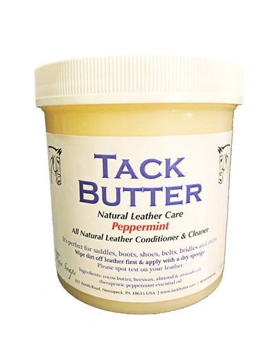 Tack Butter All Natural Leather Conditioner & Cleaner in Peppermint - Equine Exchange Tack Shop