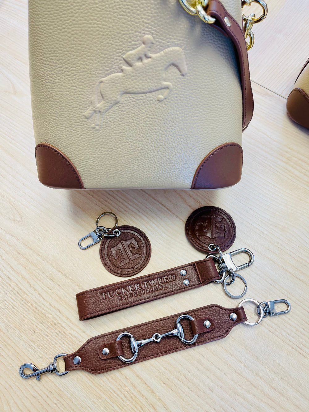 Tucker Tweed Bit Keychain - Equine Exchange Tack Shop