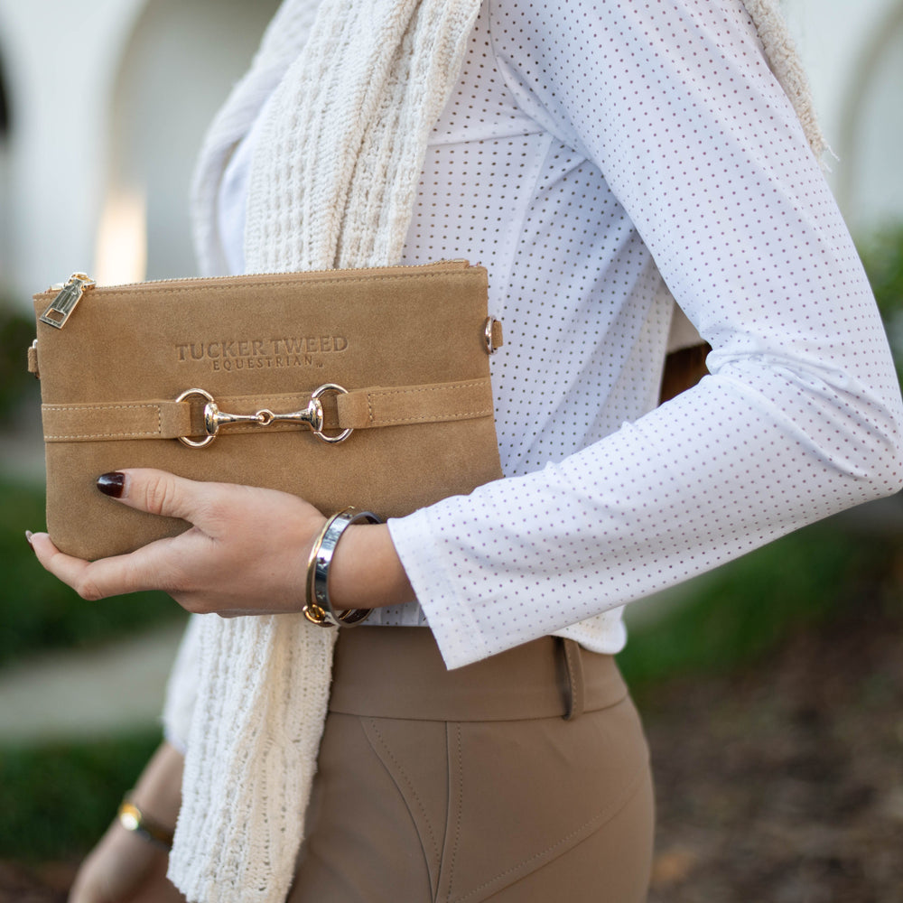 Wellington Wristlet Milk Chocolate Suede Edition - Equine Exchange Tack Shop