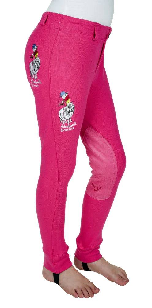 Tuffrider Kids Thelwell Embroidered Pull On Jods - Equine Exchange Tack Shop