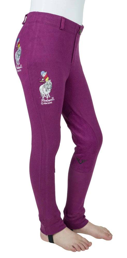 Tuffrider Kids Thelwell Embroidered Pull On Jods - Equine Exchange Tack Shop