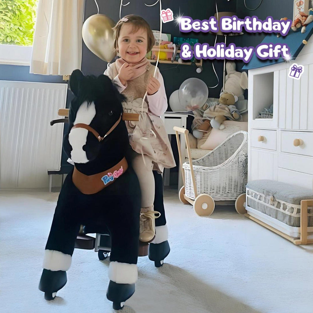 Model U® Horse Ride-On Toy Age 3–4 – Black